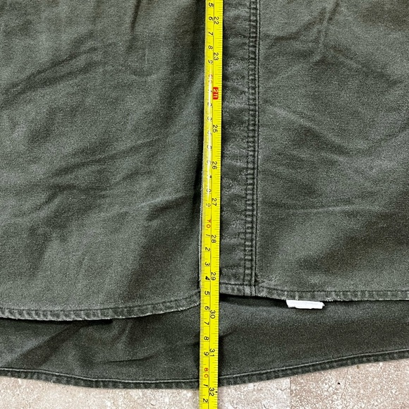 Eddie Bauer Men's Olive Shirt Jacket - Picture 6 of 12